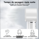 GOKOCO Secador de Cabelo 5 em 1 Conjunto, Escova Secadora 1400W Alta Velocidade 110000 Rpm, Kit Modelador Liso e Cacheado com Bocal Magnético Compatível com 110v e 127v