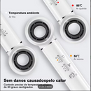 GOKOCO Secador de Cabelo 5 em 1 Conjunto, Escova Secadora 1400W Alta Velocidade 110000 Rpm, Kit Modelador Liso e Cacheado com Bocal Magnético Compatível com 110v e 127v