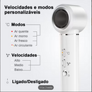 GOKOCO Secador de Cabelo 5 em 1 Conjunto, Escova Secadora 1400W Alta Velocidade 110000 Rpm, Kit Modelador Liso e Cacheado com Bocal Magnético Compatível com 110v e 127v