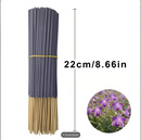 Varetas de Incenso Infundidas com Óleo Essencial com Aroma de Baunilha, Medindo 22.0 cm, Disponível em Embalagem  de  51 unidades. Proporcionam um Aroma de Madeira Natural e Duradouro, Ideal para Yoga, Meditação, Relaxamento