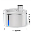 Dispensador de Água para Pets, Fonte de Água para Gatos, Dispensador Automático de Comida com Janela de Nível de Água, Sensor de Movimento, Operação Silenciosa, para Pets Pequenos e Médios
