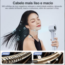 GOKOCO Secador de Cabelo 5 em 1 Conjunto, Escova Secadora 1400W Alta Velocidade 110000 Rpm, Kit Modelador Liso e Cacheado com Bocal Magnético Compatível com 110v e 127v