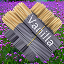Varetas de Incenso Infundidas com Óleo Essencial com Aroma de Baunilha, Medindo 22.0 cm, Disponível em Embalagem  de  51 unidades. Proporcionam um Aroma de Madeira Natural e Duradouro, Ideal para Yoga, Meditação, Relaxamento