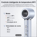 GOKOCO Secador de Cabelo 5 em 1 Conjunto, Escova Secadora 1400W Alta Velocidade 110000 Rpm, Kit Modelador Liso e Cacheado com Bocal Magnético Compatível com 110v e 127v
