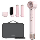 GOKOCO Secador de Cabelo 5 em 1 Conjunto, Escova Secadora 1400W Alta Velocidade 110000 Rpm, Kit Modelador Liso e Cacheado com Bocal Magnético Compatível com 110v e 127v